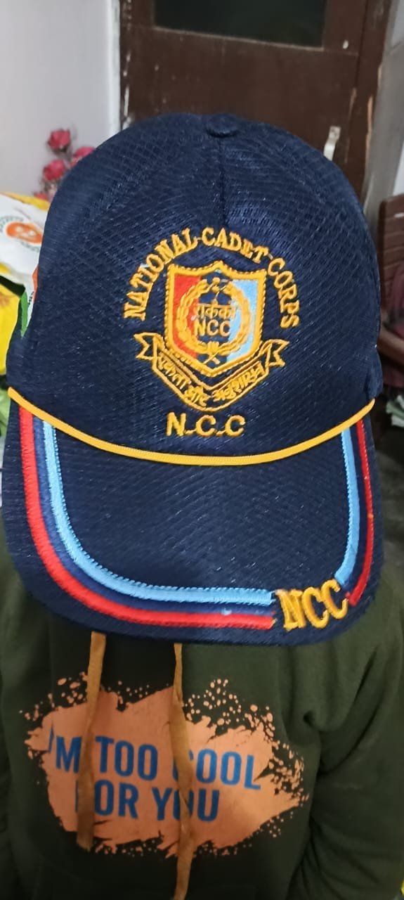 TSC NCC Cap For NCC cadets ( Black Strip )